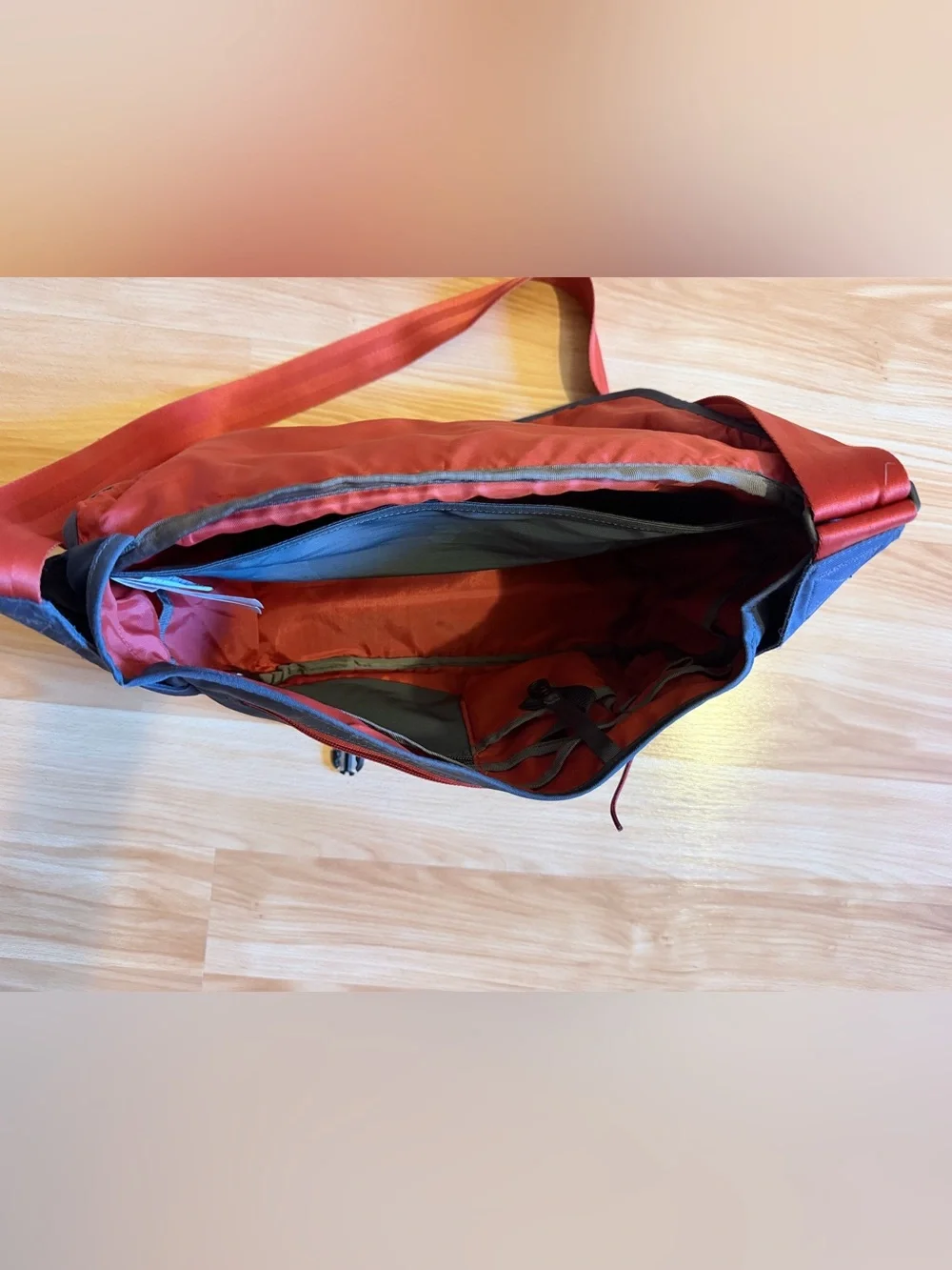 Patagonia Blue and Red Messenger Bag - Patagonia